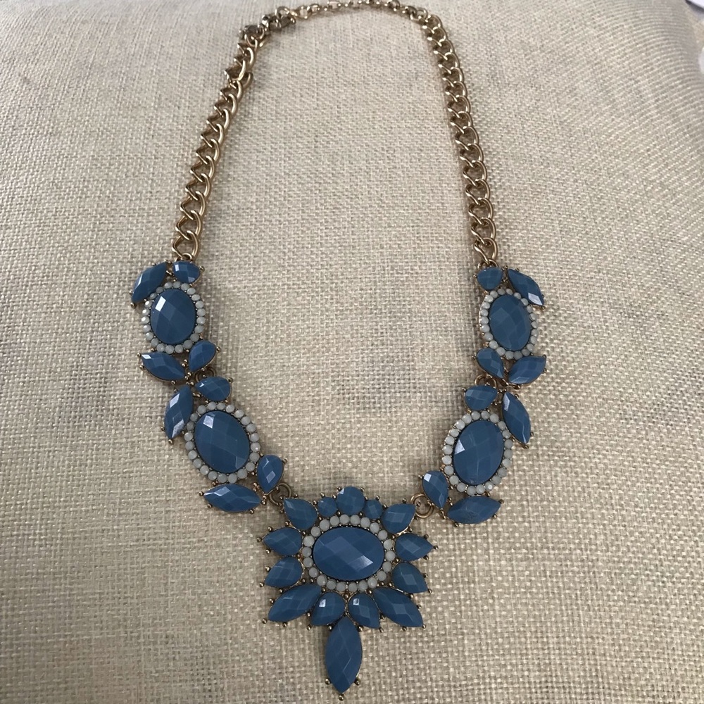 JCrew blue necklace